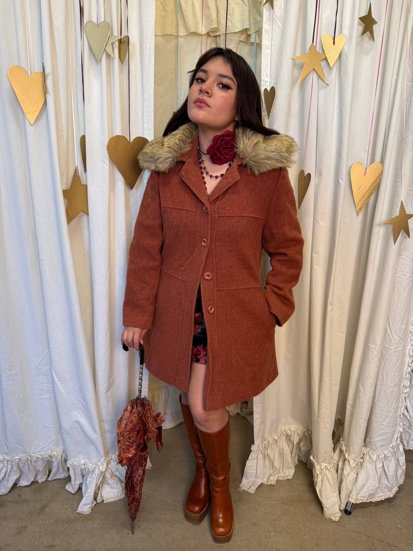 Vintage 1970's Car Coat