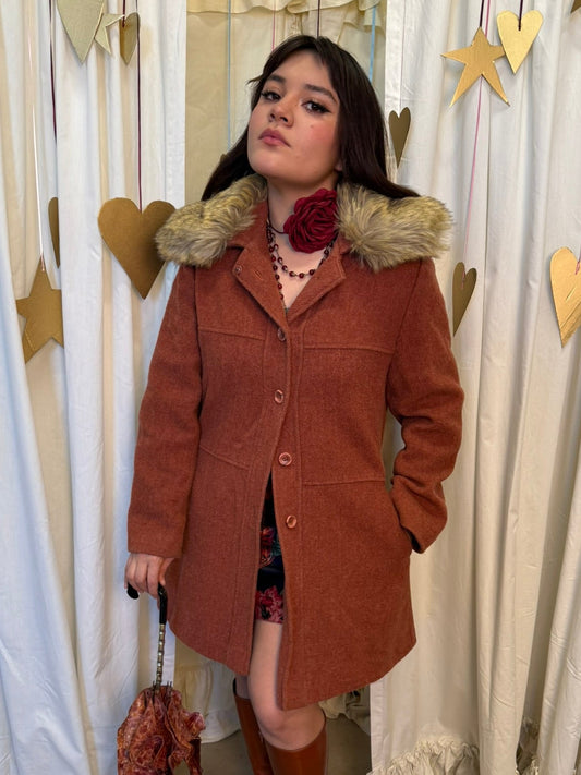 Vintage 1970's Car Coat