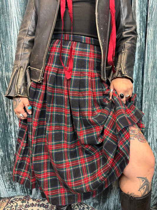 Pendleton Wool Pleated Skirt