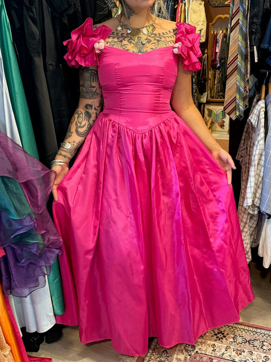 Vintage 1970’s/1980’s Party Ruffle Dress