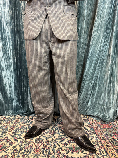 Purple Label Ralph Lauren Grey Pinstripe Suit