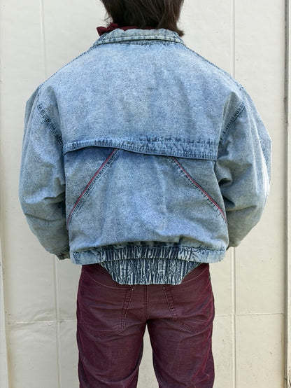 Vintage 1990’s Acid Trip Denim Bomber