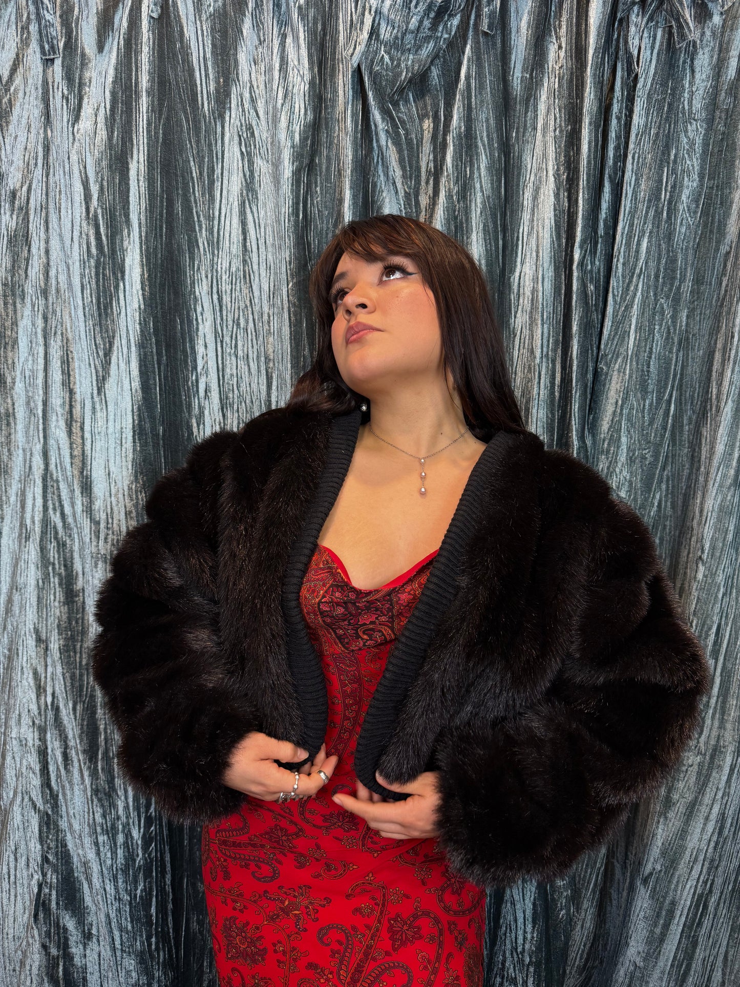 Faux Fur Bolero Jacket