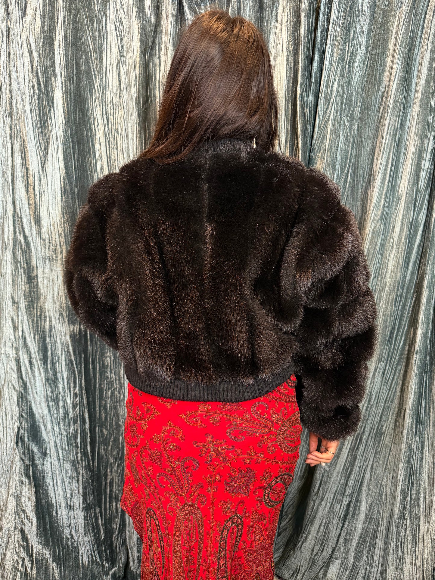 Faux Fur Bolero Jacket