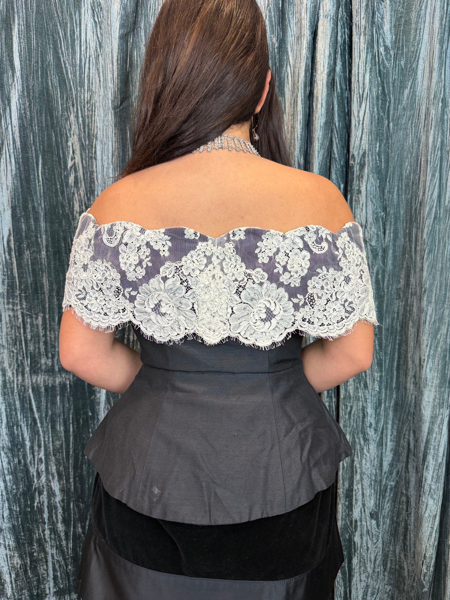 Reworked 80's Peplum Top