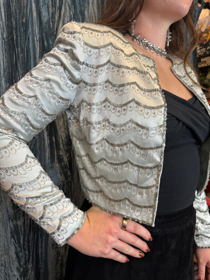 Cake Topper Beaded Bolero Jacket