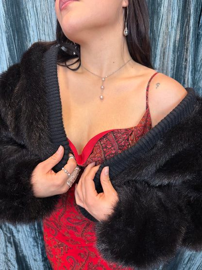Faux Fur Bolero Jacket