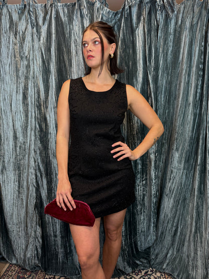 Mini Beaded Holiday Dress