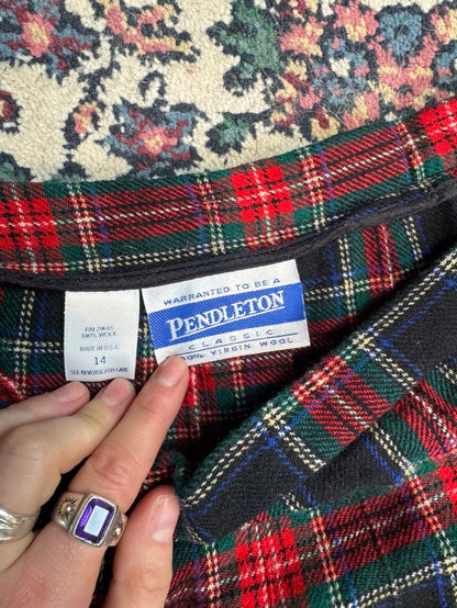 Pendleton Wool Pleated Skirt