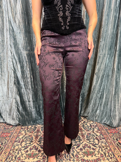 Plum + Velvet Trousers