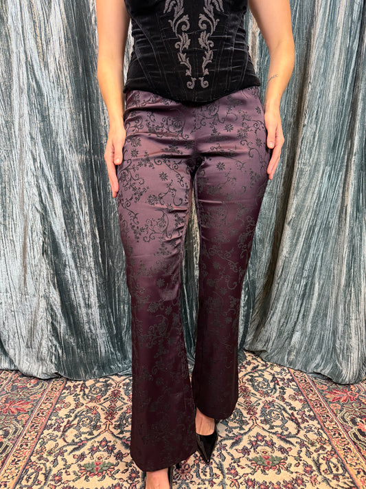 Plum + Velvet Trousers