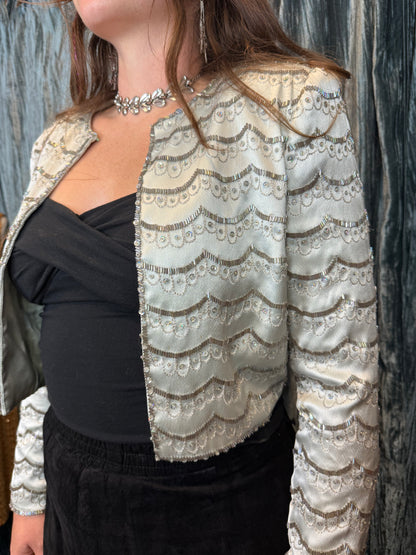 Cake Topper Beaded Bolero Jacket