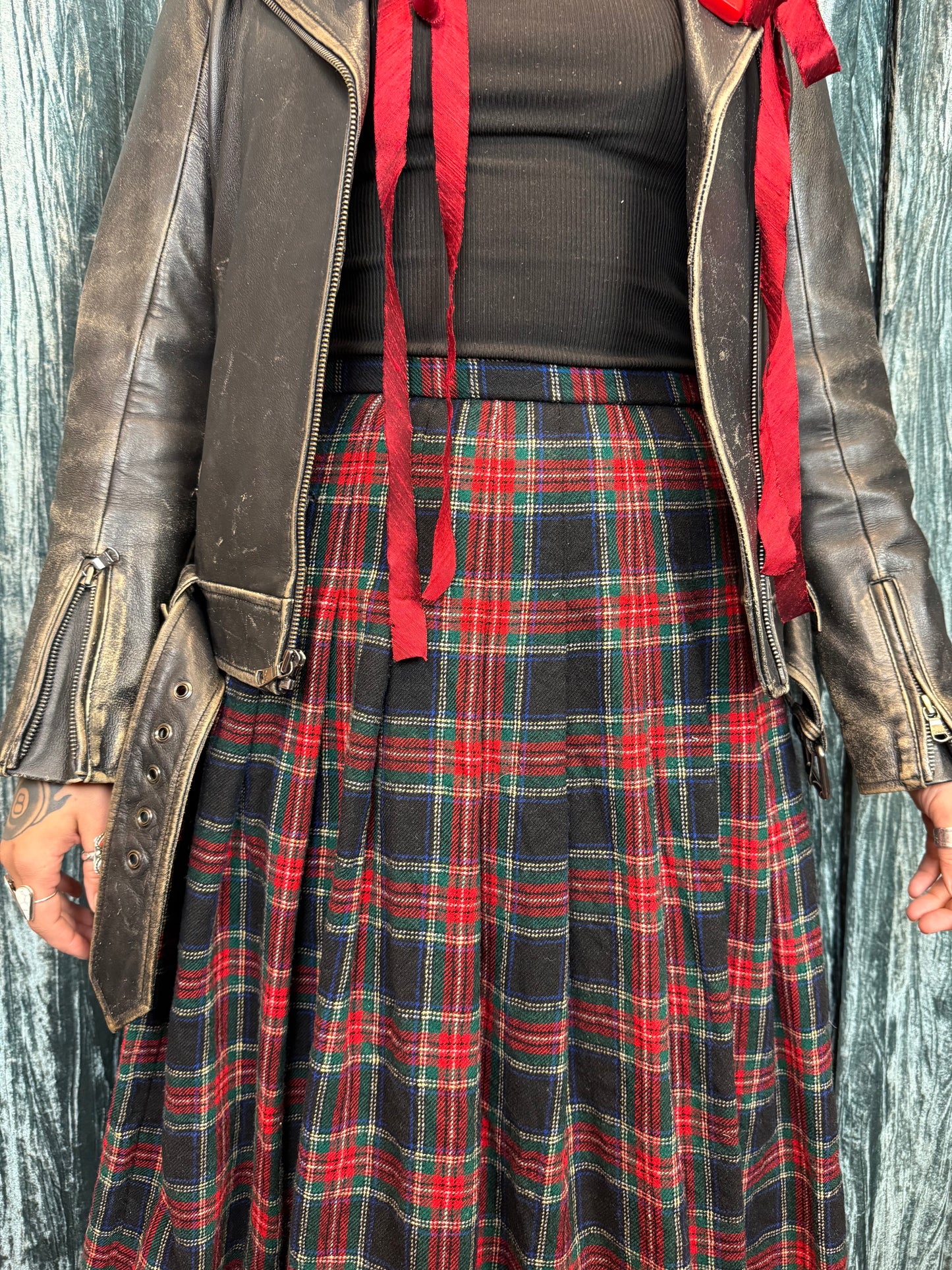 Pendleton Wool Pleated Skirt