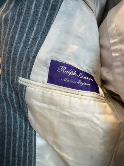 Purple Label Ralph Lauren Grey Pinstripe Suit
