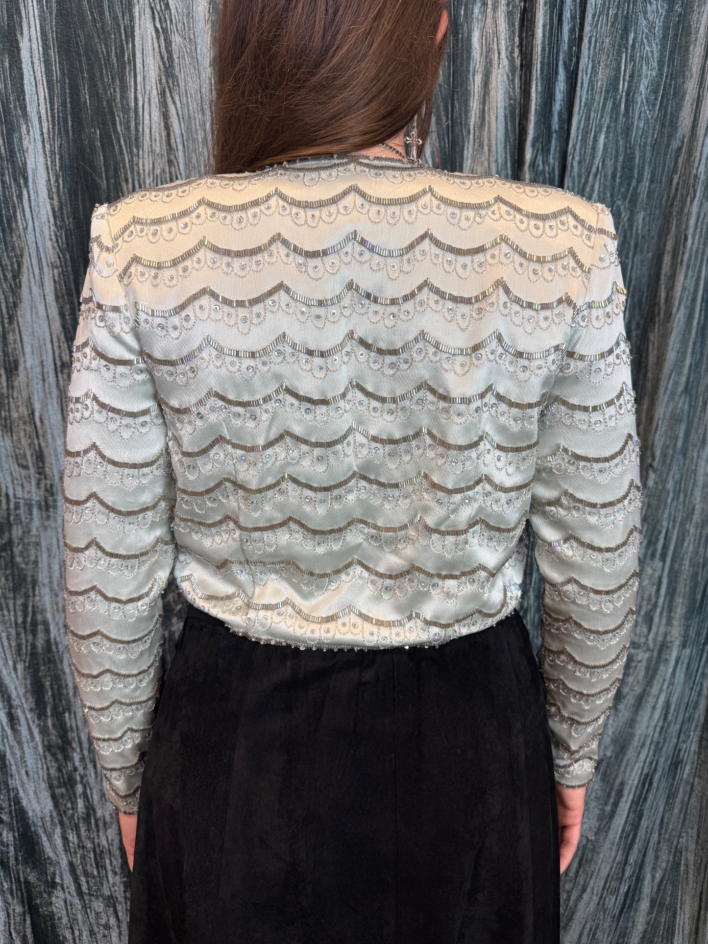 Cake Topper Beaded Bolero Jacket