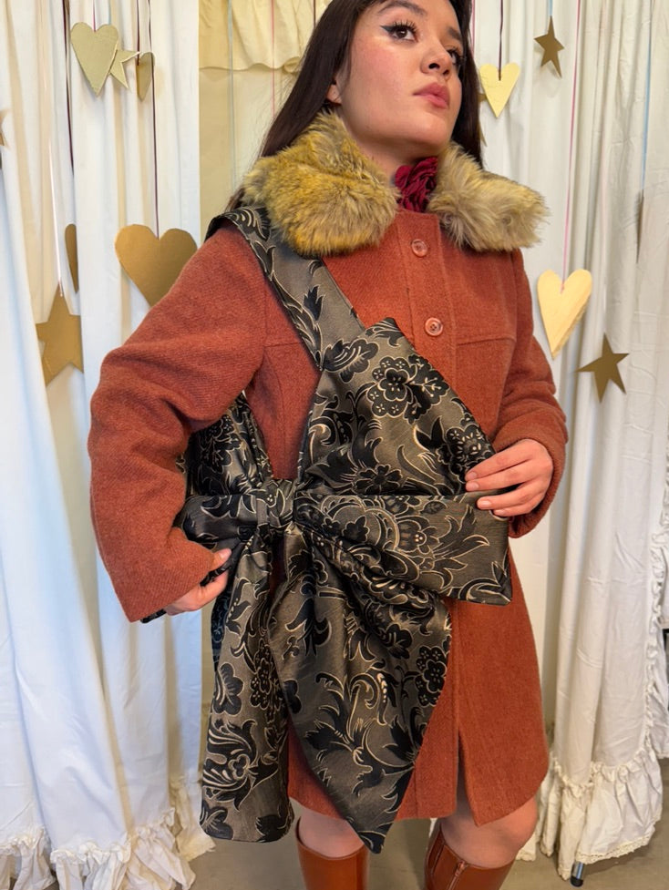 Handmade Victorian Valentine Bow Bag