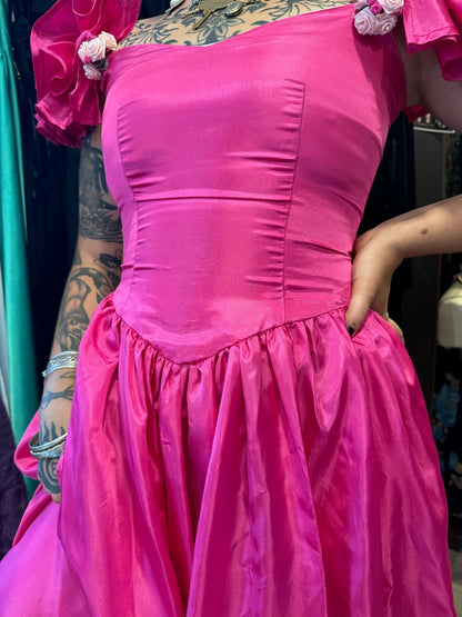 Vintage 1970’s/1980’s Party Ruffle Dress