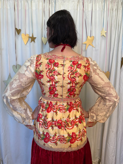 Handmade Gunne Inspired Prairie Maxi Dress