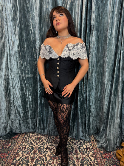 Reworked 80's Peplum Top