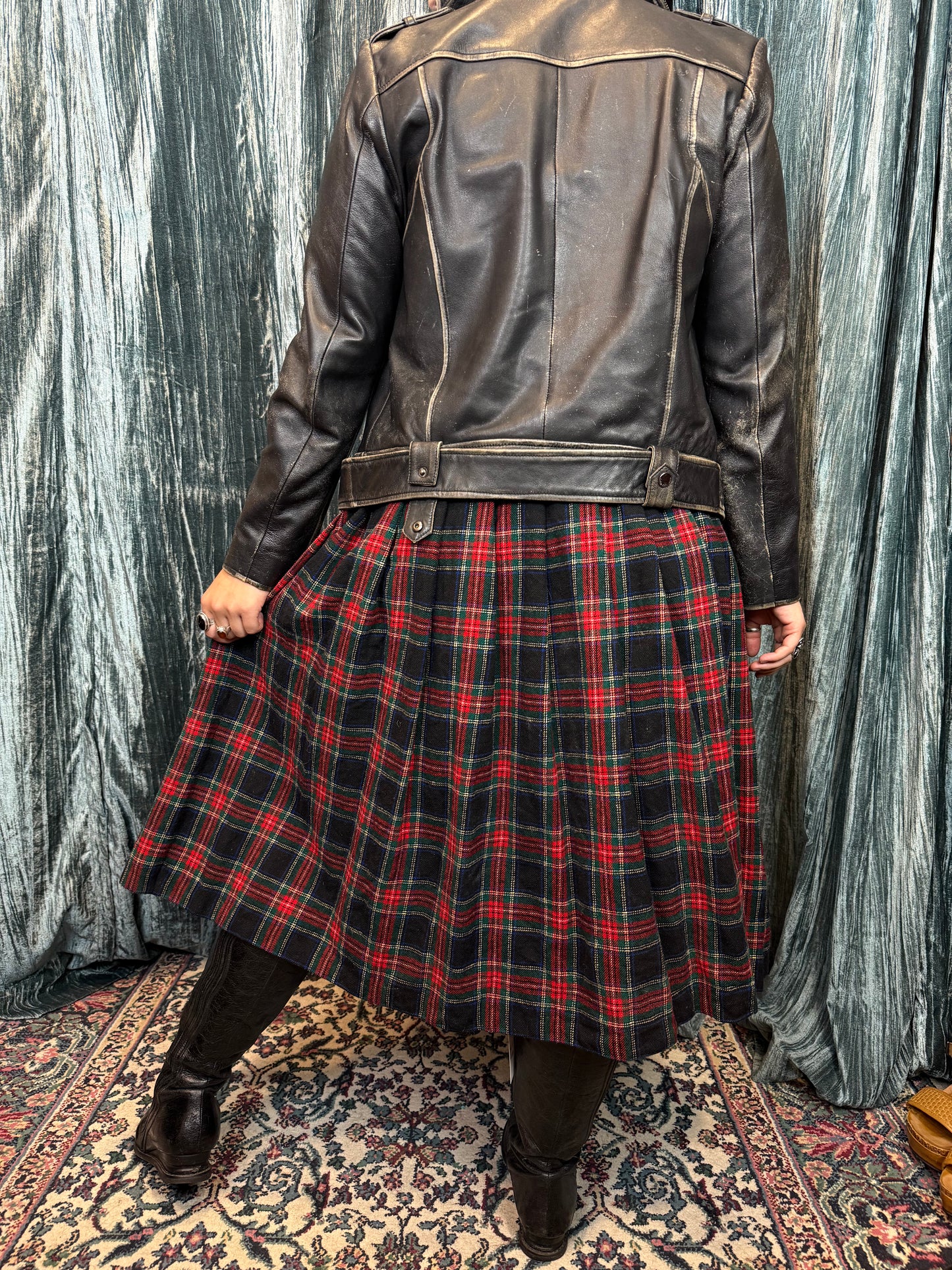 Pendleton Wool Pleated Skirt