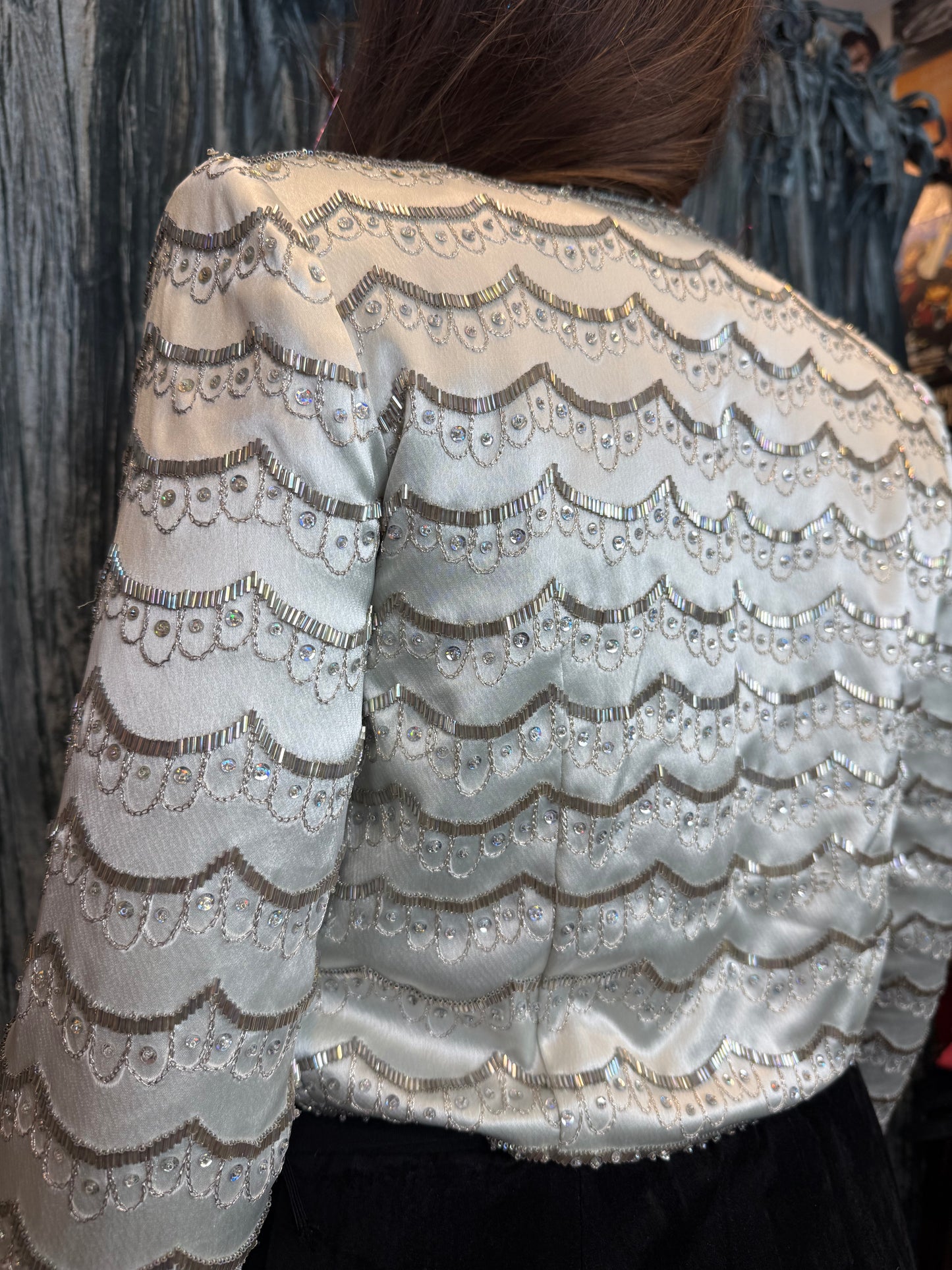 Cake Topper Beaded Bolero Jacket