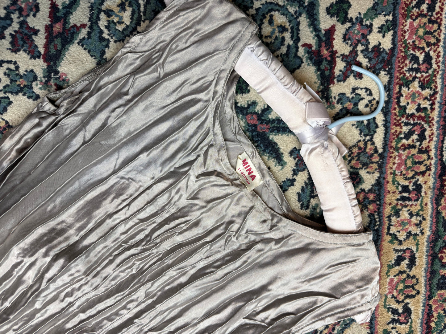 Silver Wrapping Dress