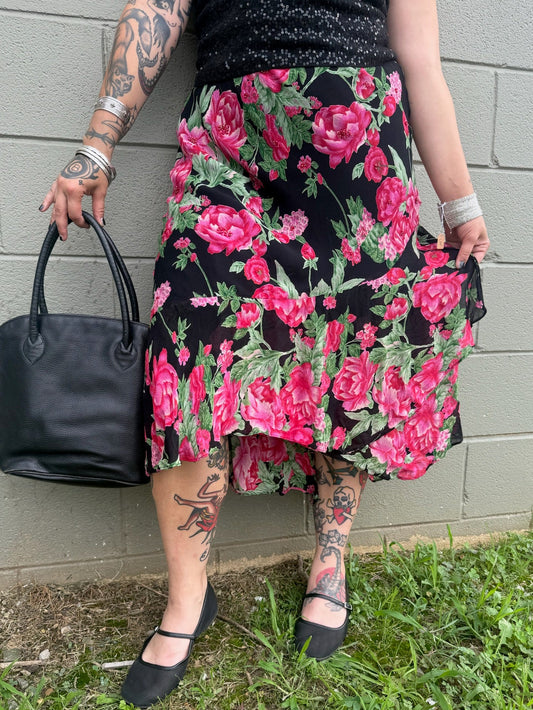 Vintage 1990's Dreamgirl Rose Fairy Skirt