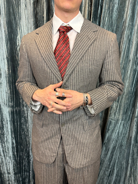 Purple Label Ralph Lauren Grey Pinstripe Suit