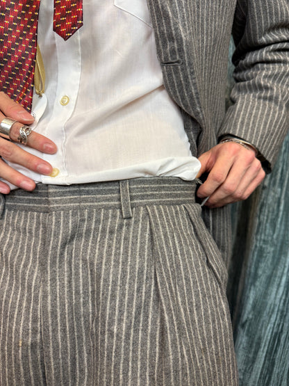 Purple Label Ralph Lauren Grey Pinstripe Suit