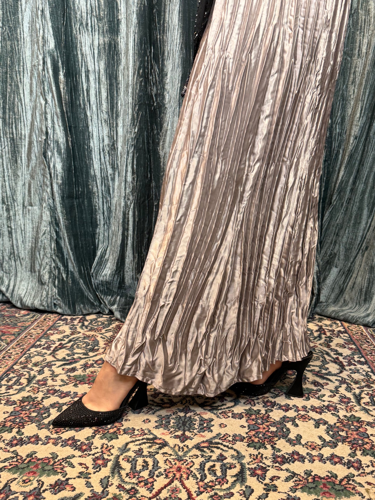 Silver Wrapping Dress