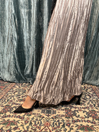 Silver Wrapping Dress