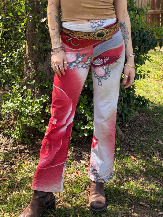 Y2K Diamond Eyes Pants