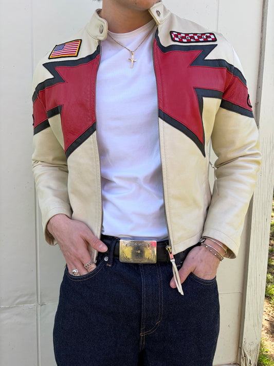 Y2K Racing Moto Jacket