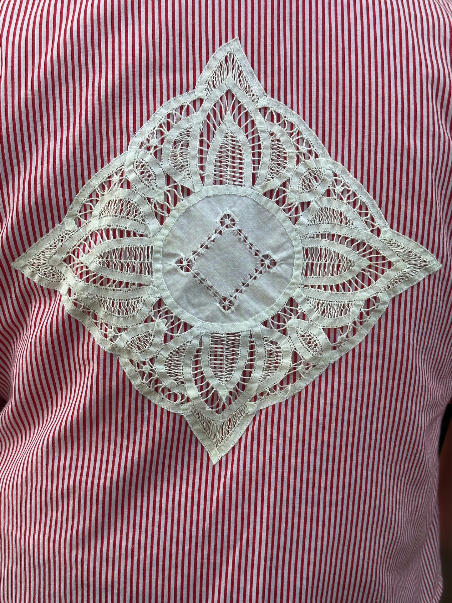 Vintage 1980's Cropped Summertime Shirt