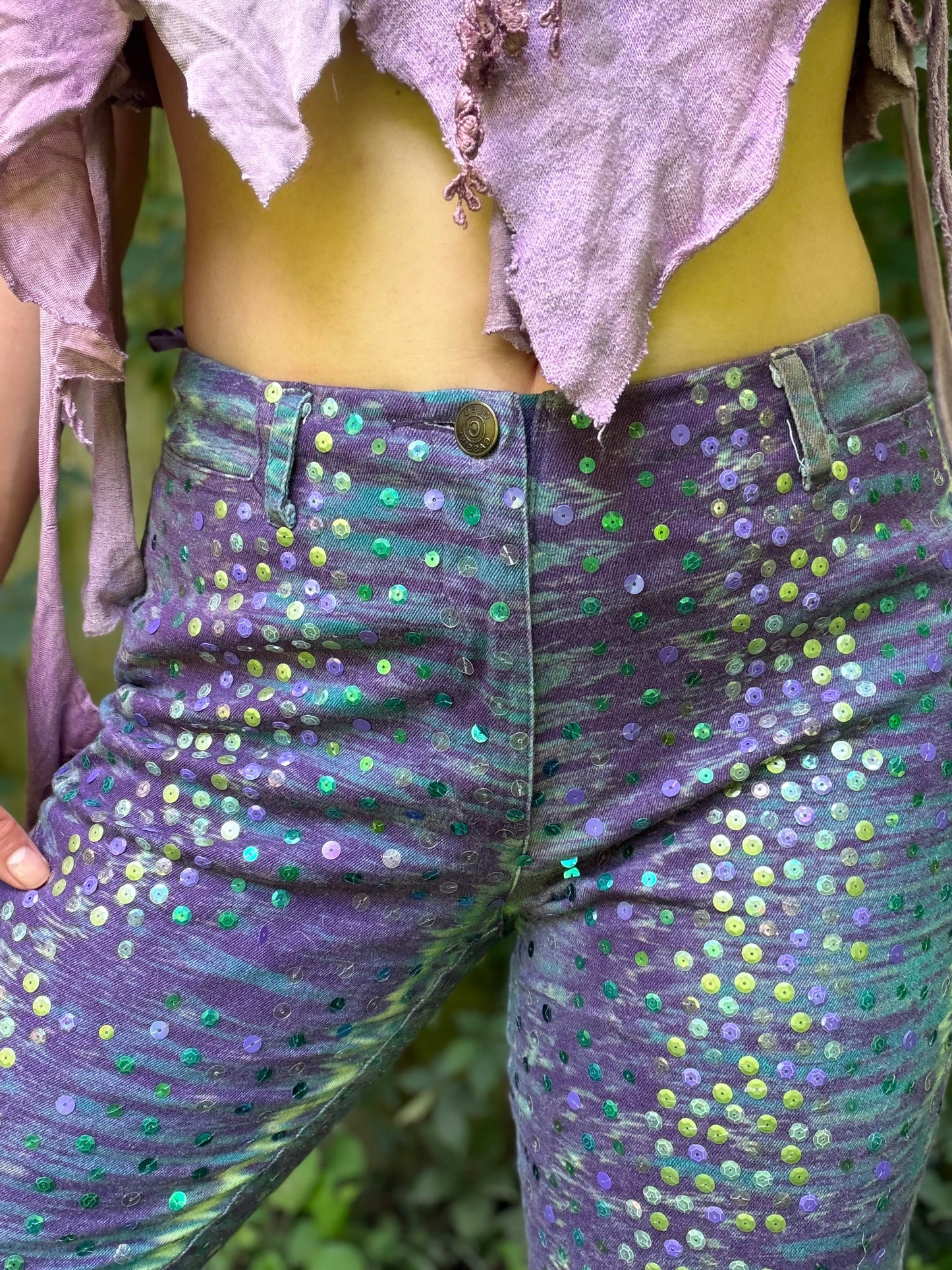 Vintage 1990’s Mermaid Sequins Disco Pant