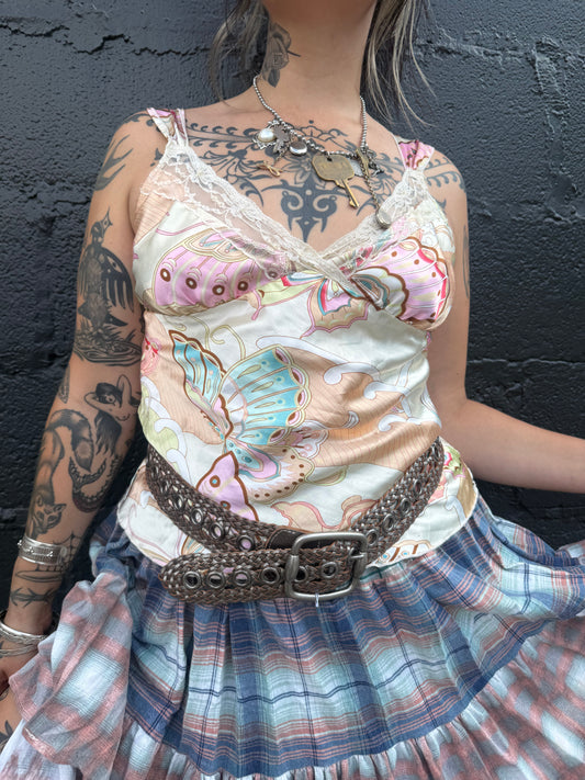 Y2K Dolly’s Butterfly Garden Top
