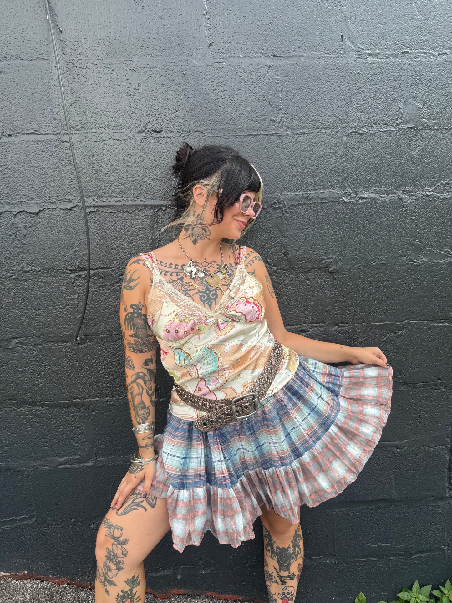 Y2K Dolly’s Butterfly Garden Top