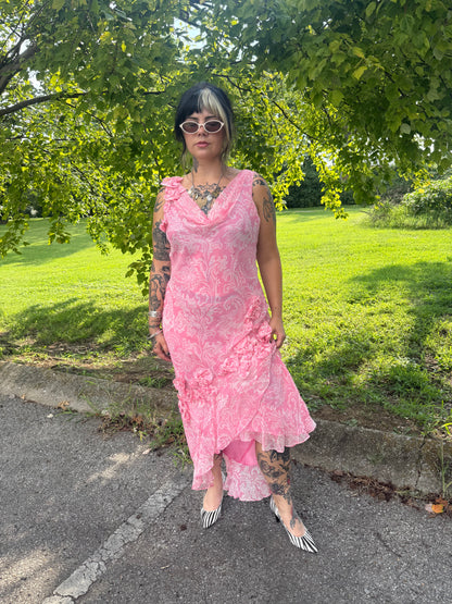 Y2K Pink Pony Dress