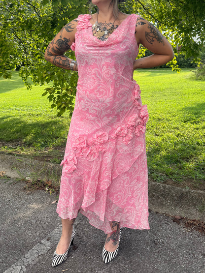 Y2K Pink Pony Dress