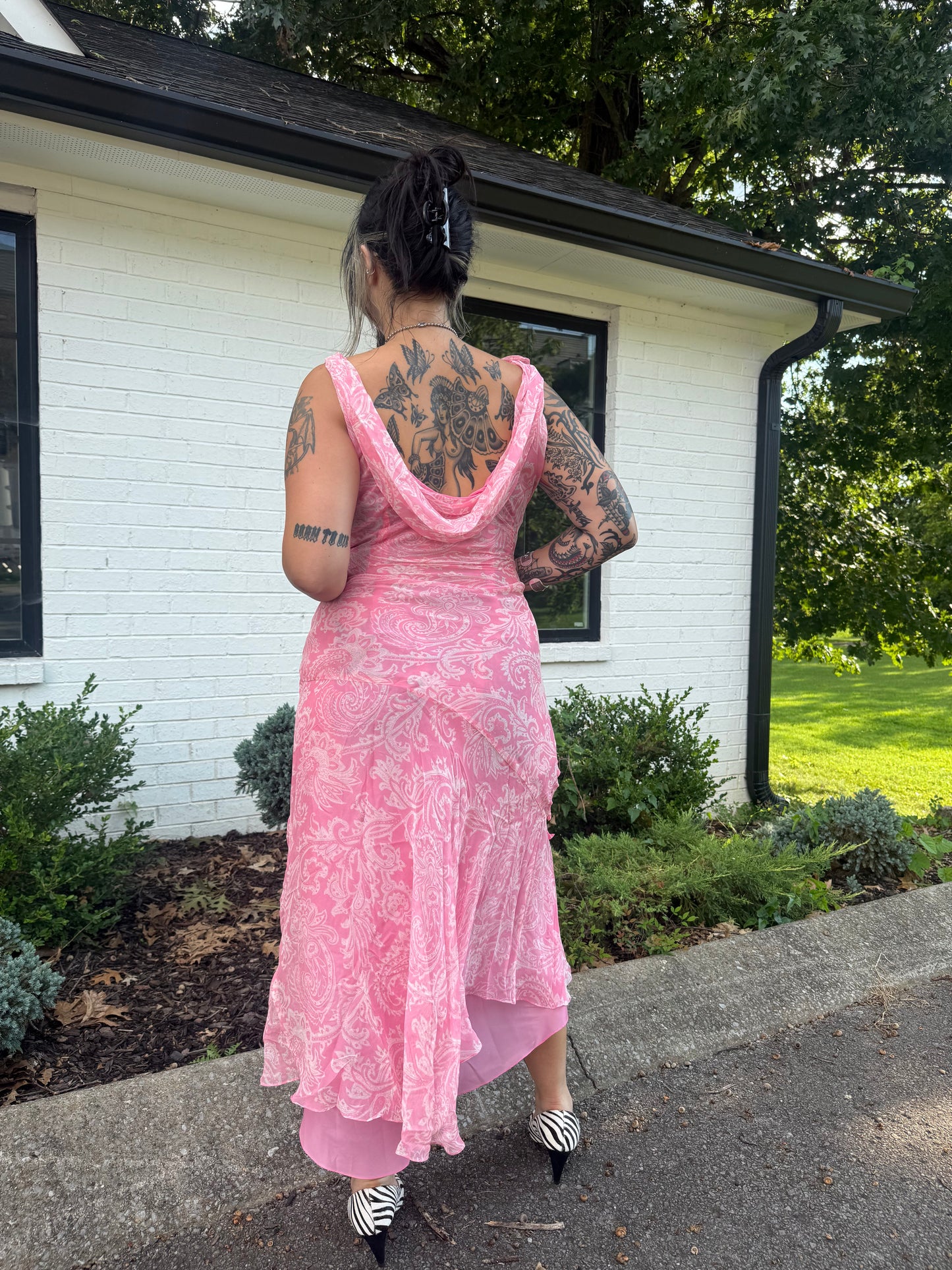 Y2K Pink Pony Dress