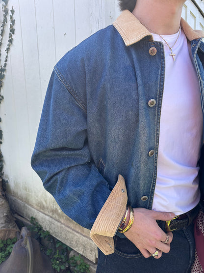 Vintage 1980’s Farmer’s Cropped Denim Jacket