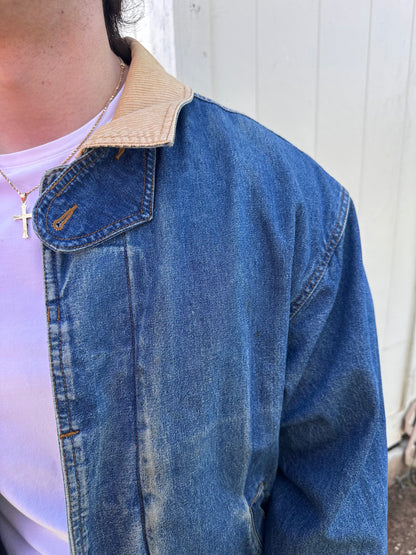 Vintage 1980’s Farmer’s Cropped Denim Jacket