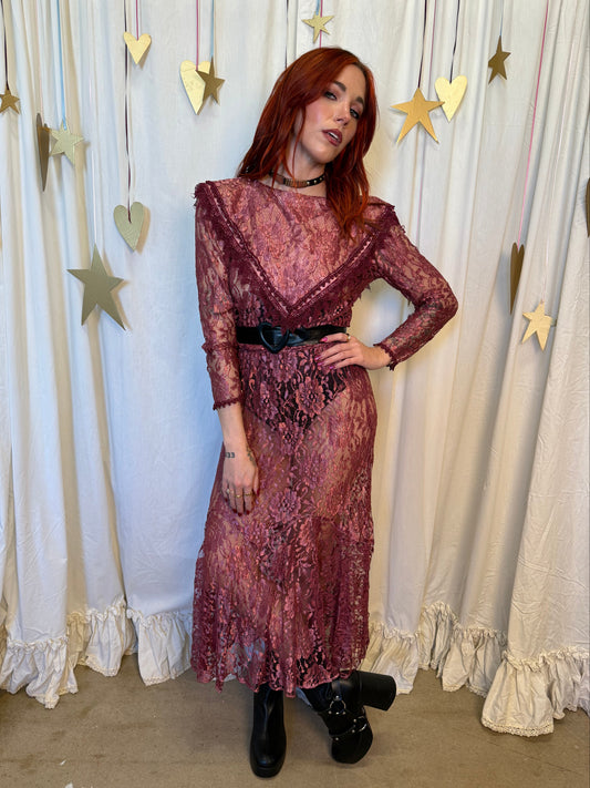 Vintage 1970’s Edwardian Revival Dress