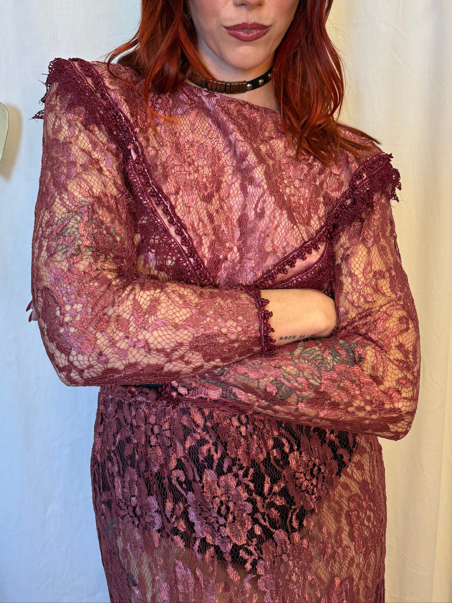 Vintage 1970’s Edwardian Revival Dress