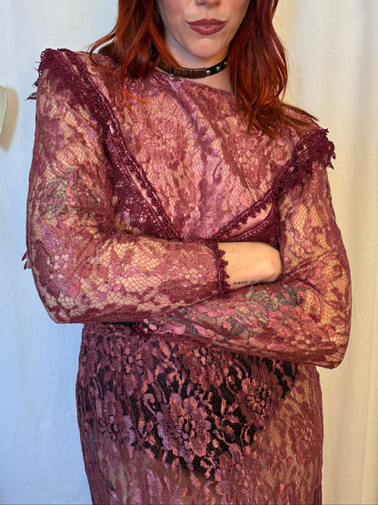 Vintage 1970’s Edwardian Revival Dress