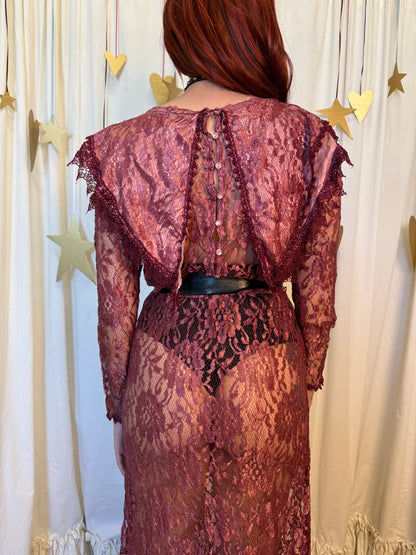 Vintage 1970’s Edwardian Revival Dress