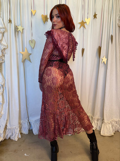 Vintage 1970’s Edwardian Revival Dress