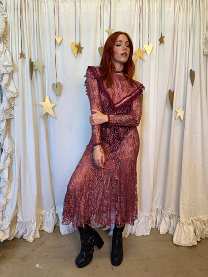 Vintage 1970’s Edwardian Revival Dress