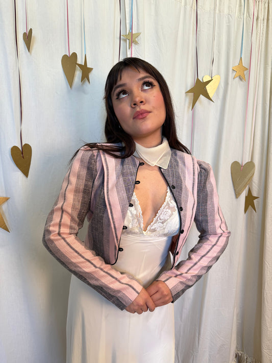 Vintage 1970's Cotton Candy Coquette Jacket