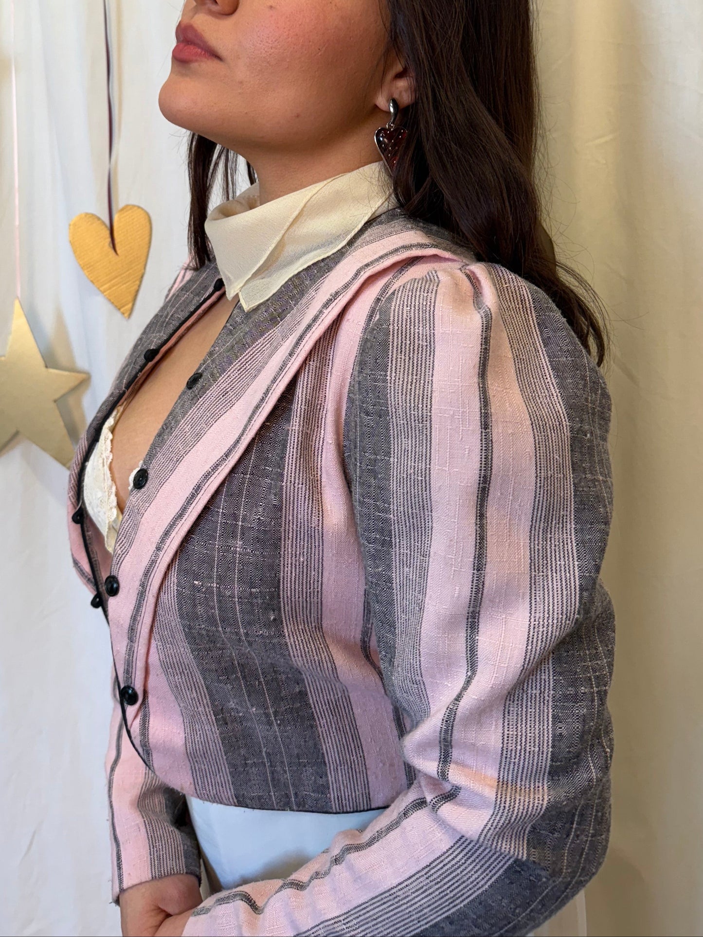Vintage 1970's Cotton Candy Coquette Jacket